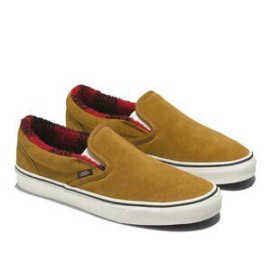 Vans Classic Y2K Suede Cozy Hug Sherpa Lined Brown Skate Shoes Size 6 Mens